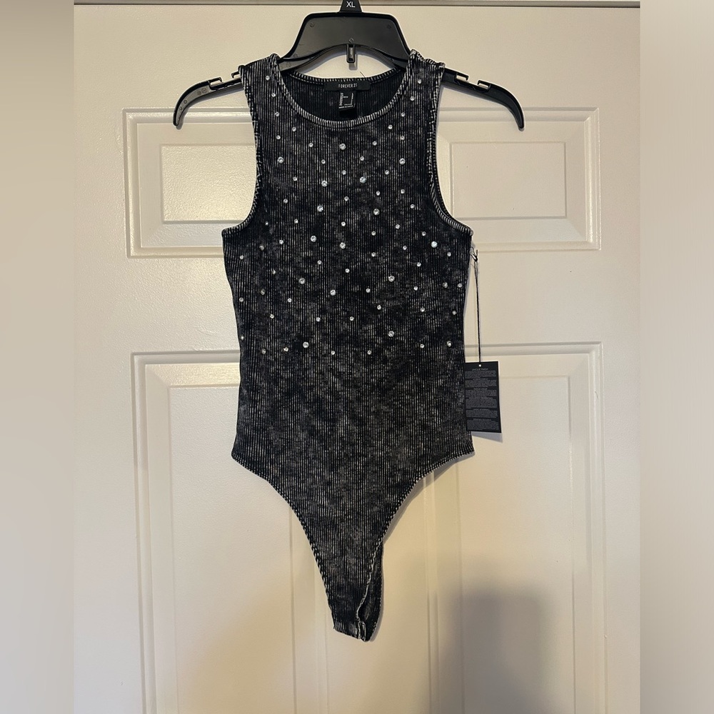 Studded bodysuit